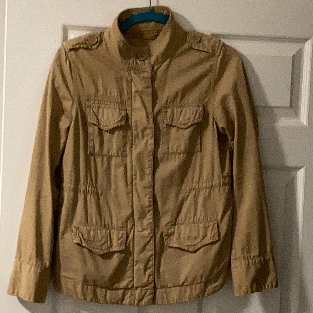 Extra small utility jacket in khaki.